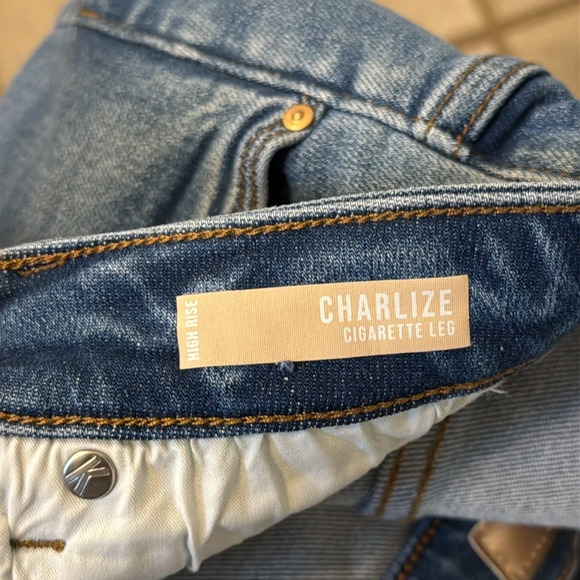 Kut from the Kloth Women’s 16 Charlize Cigarette Leg High Rise Skinny Cut Hem - Picture 7 of 8